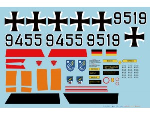 Freewing T-33 German 80mm EDF Jet Decal Set